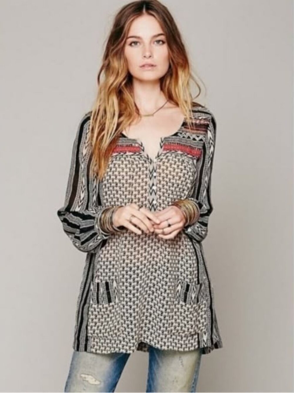 FREE PEOPLE I Feather In The Wind Tunic